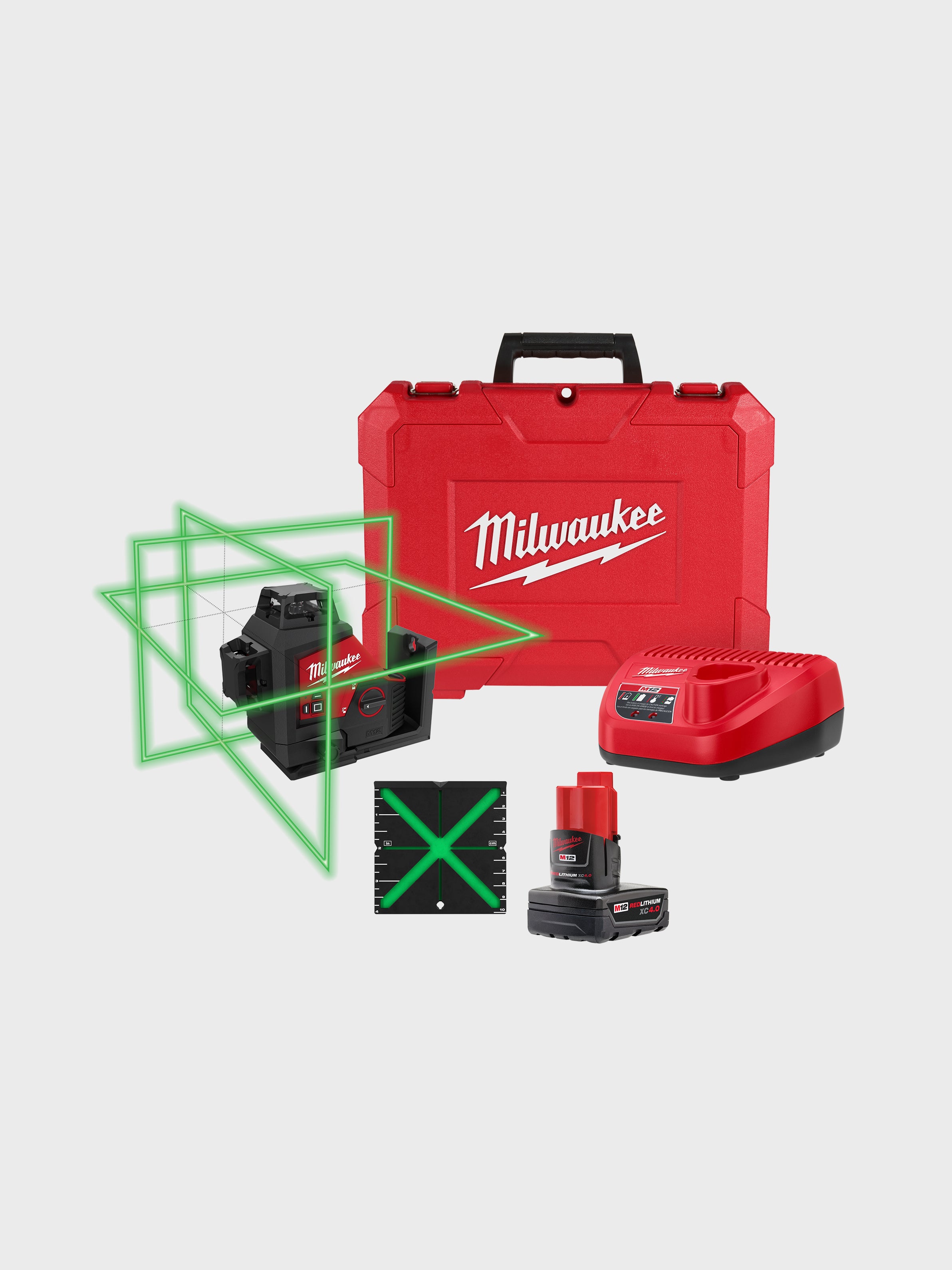 M12™ Green 360° 3-Plane Laser Kit