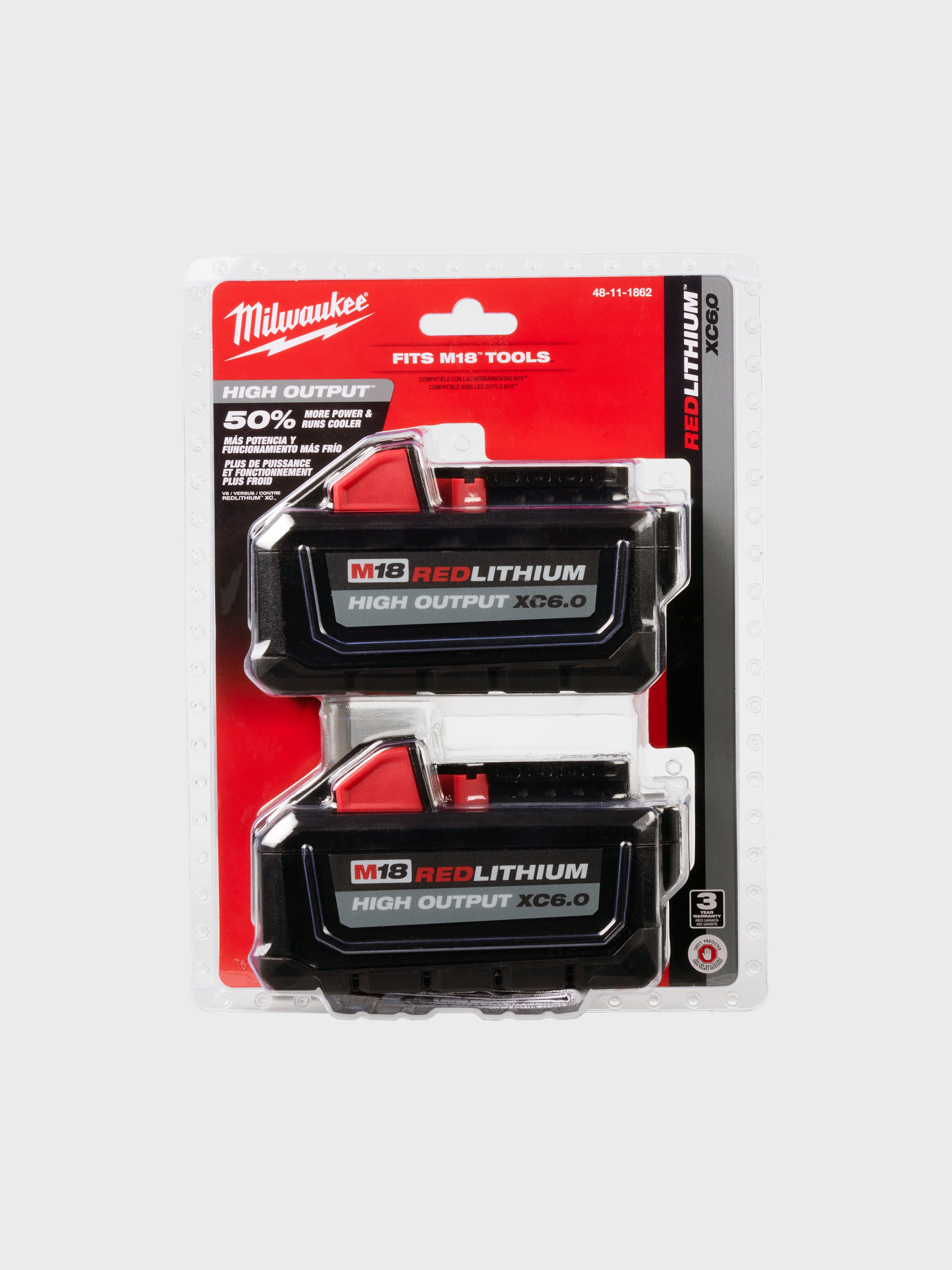 M18™ REDLITHIUM™ XC5.0 Extended Capacity Battery (2 Pack)