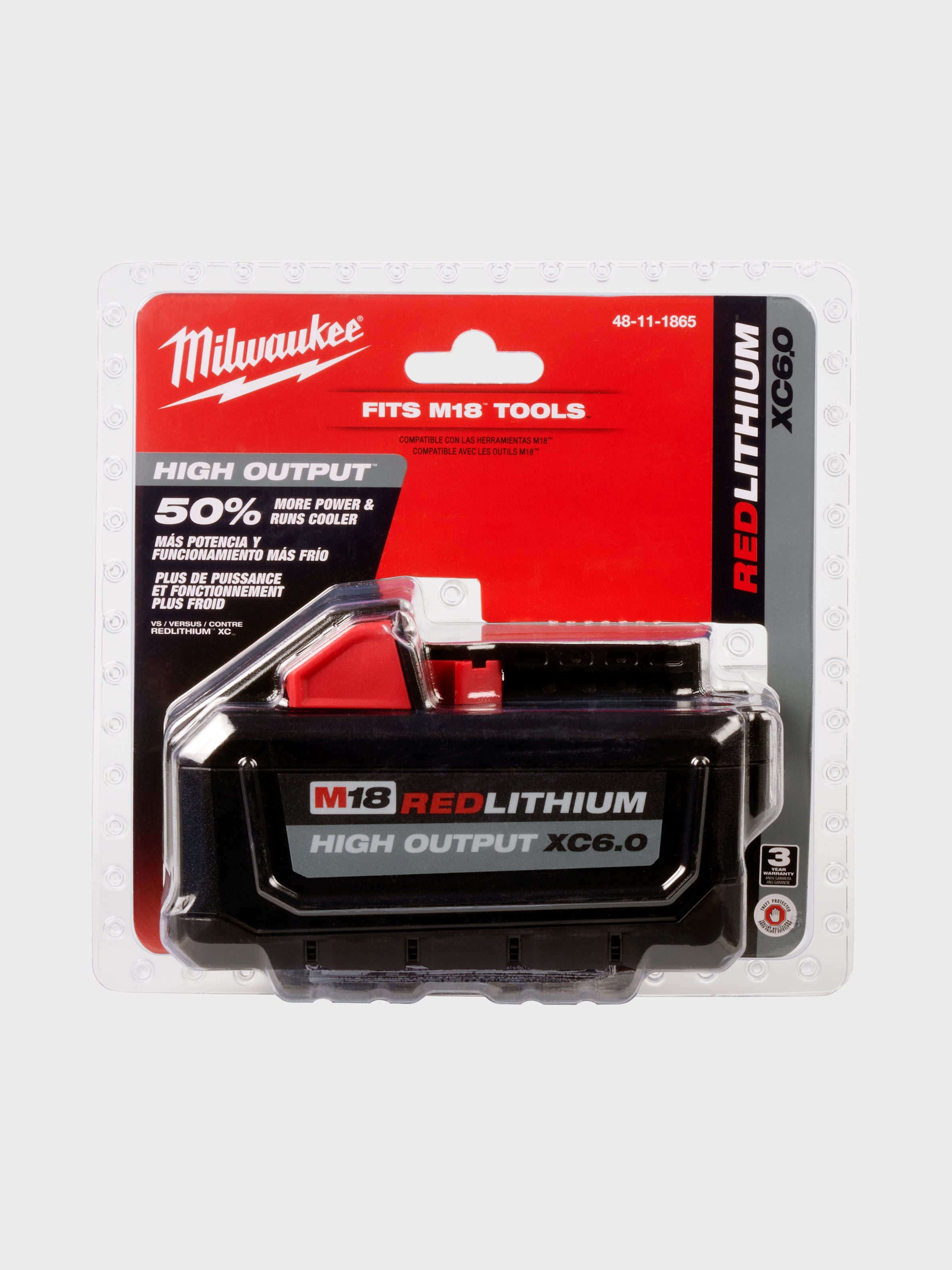 M18™ REDLITHIUM™ HIGH OUTPUT™ XC6.0 Battery