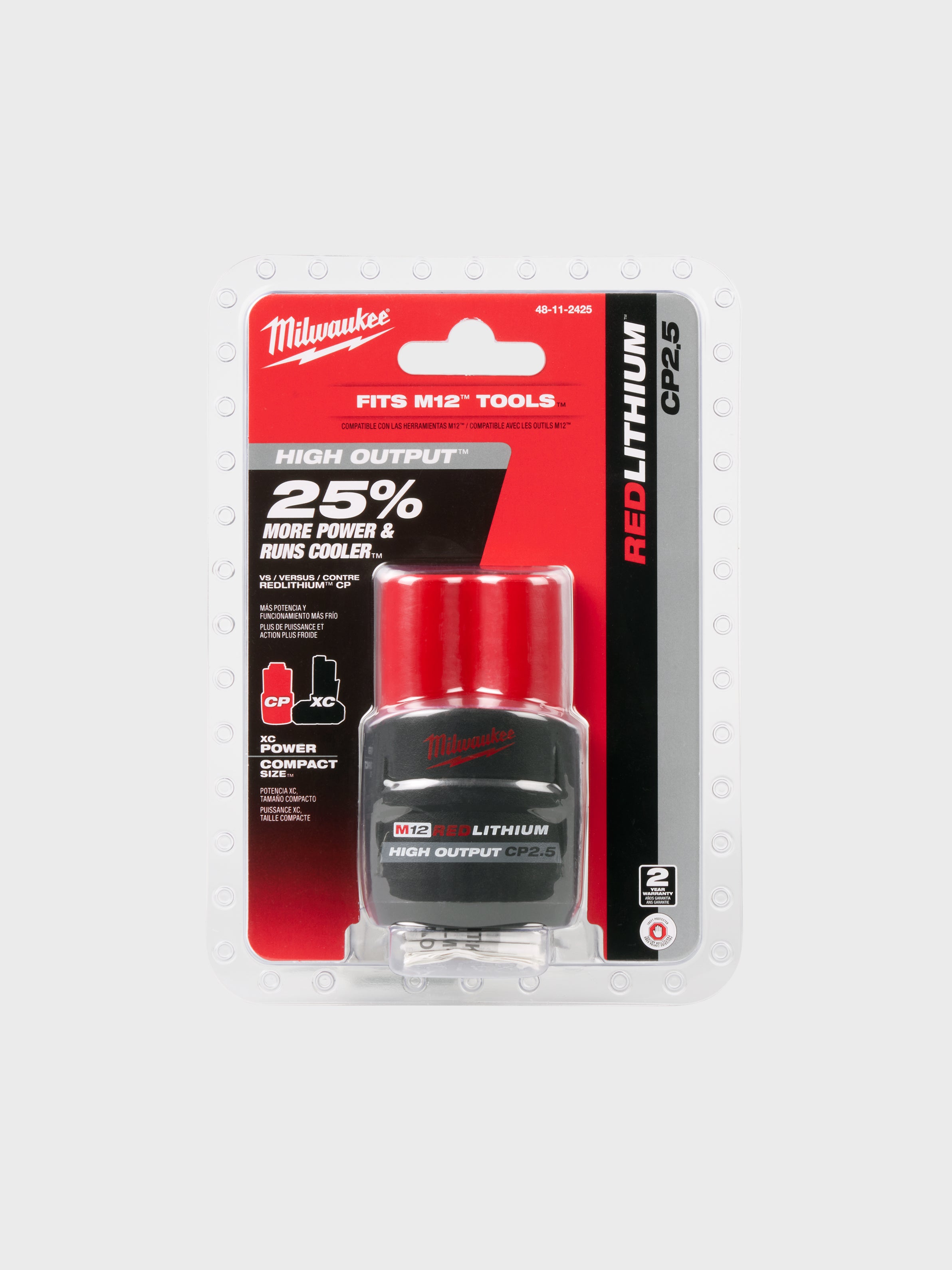 M12™ REDLITHIUM™ HIGH OUTPUT™ CP2.5 Battery