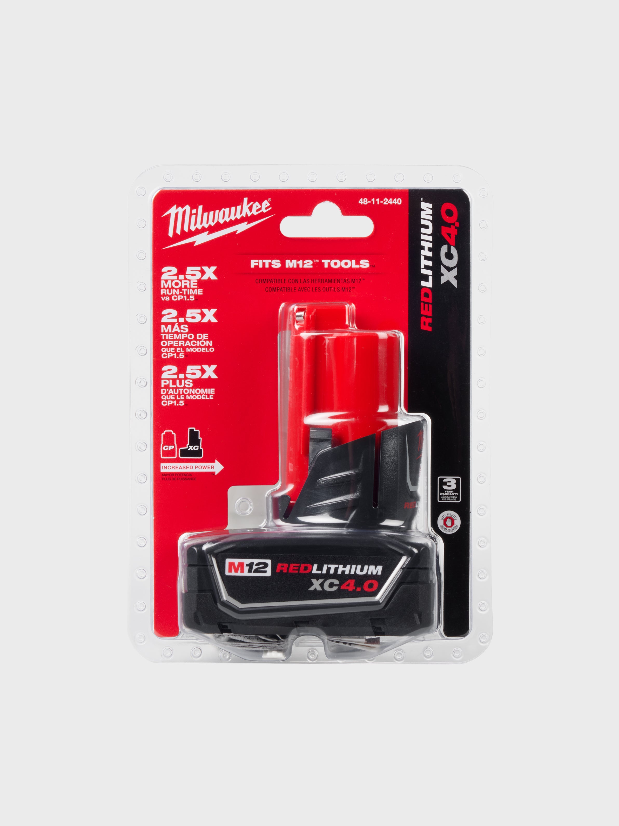 M12™ REDLITHIUM™ XC 4.0 Extended Capacity Battery