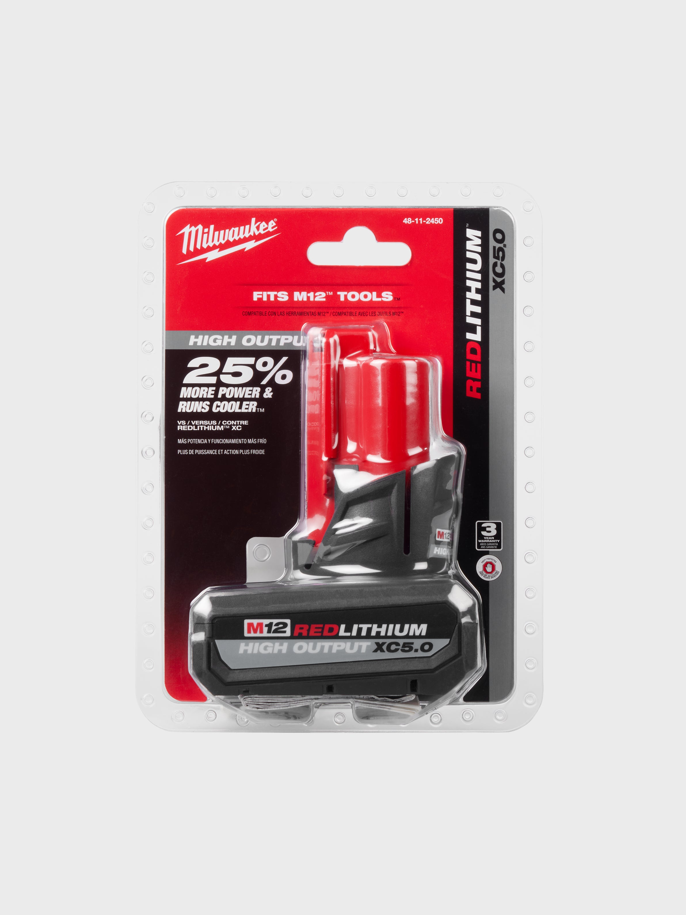 M12™ REDLITHIUM™ HIGH OUTPUT™ XC5.0 Battery